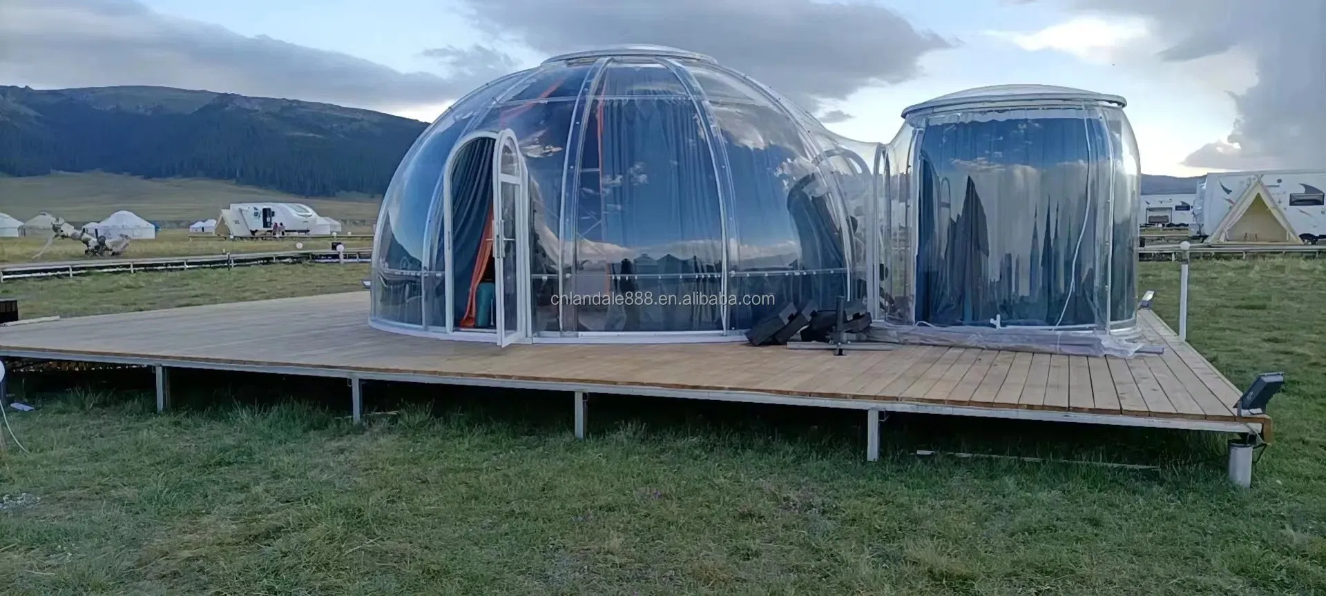 High Quality Good Quality and Low Price Transparent Dome Tent Pcpolycarbonate Housings Geodesic Dome Large Bubble Tent House