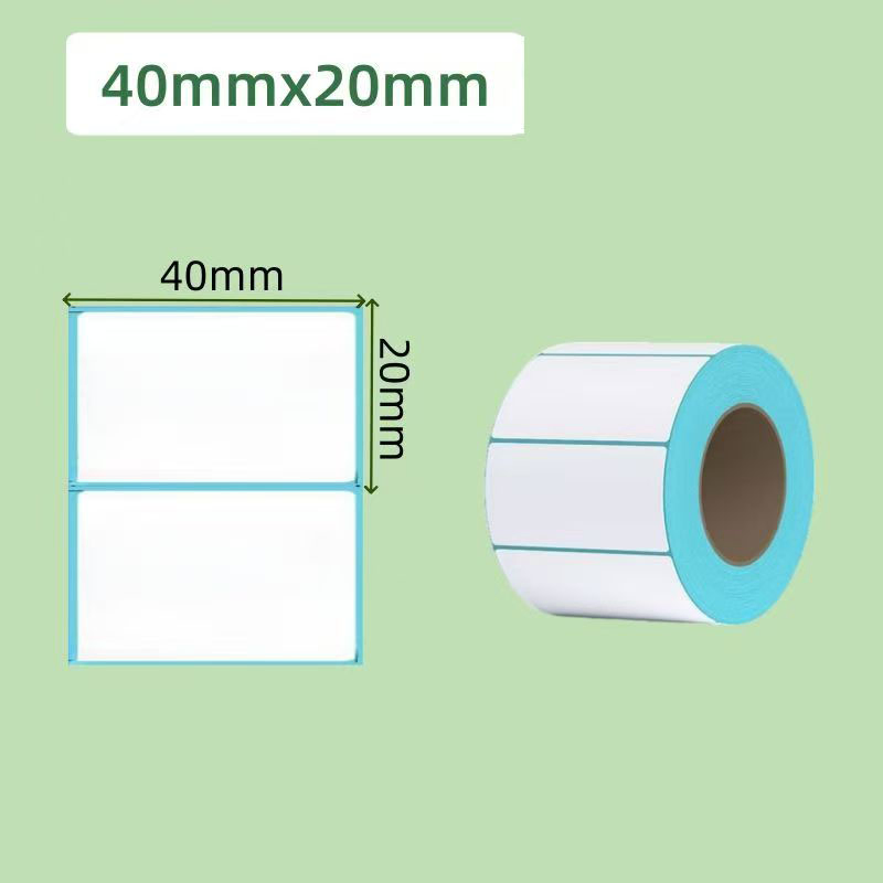 High Quality Customizable White Three-Proof Thermal Self-Adhesive Label Sticker Paper for Supermarket