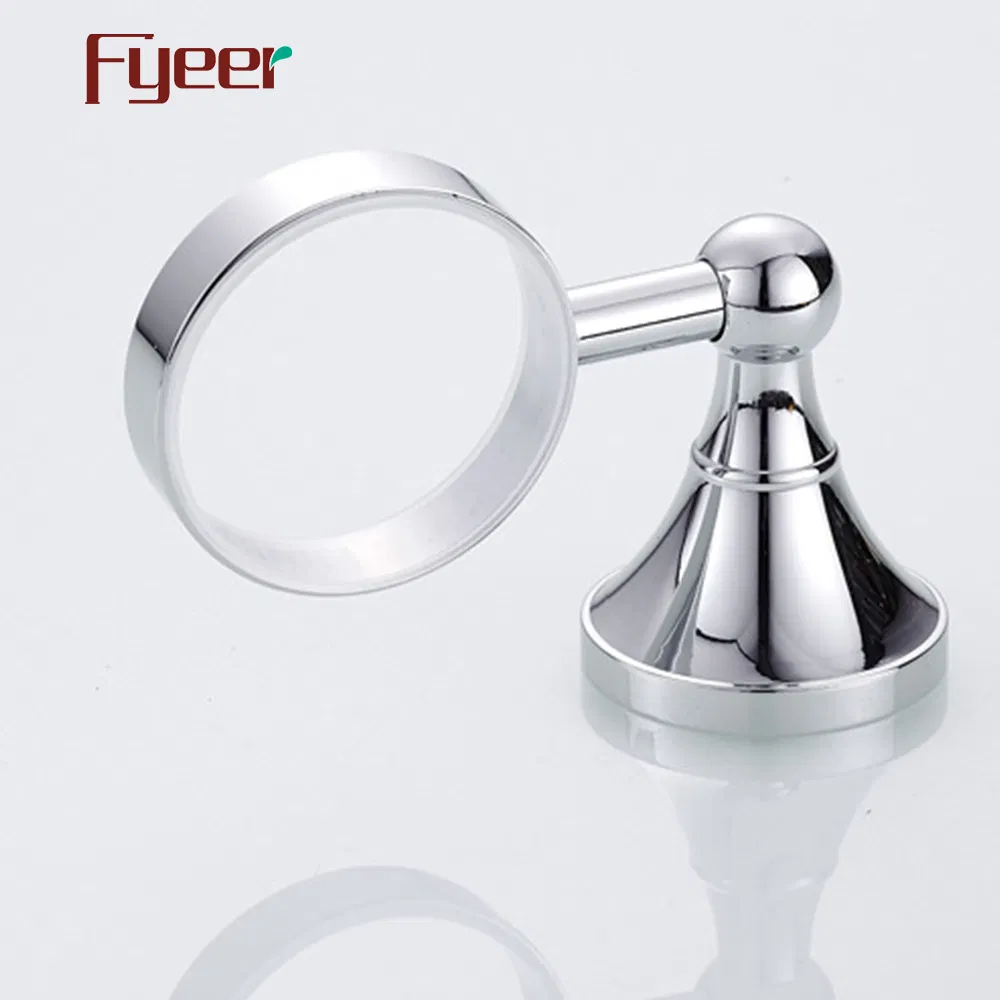 Fyeer Solid Brass Chrome Bathroom Accessory Tooth Brush Holder