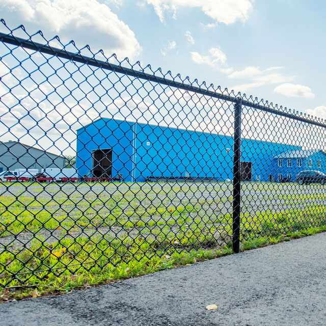 9 Gauge Black PVC Coated Galvanized Steel Chain Link Fence Fabric Chain Link Fencing