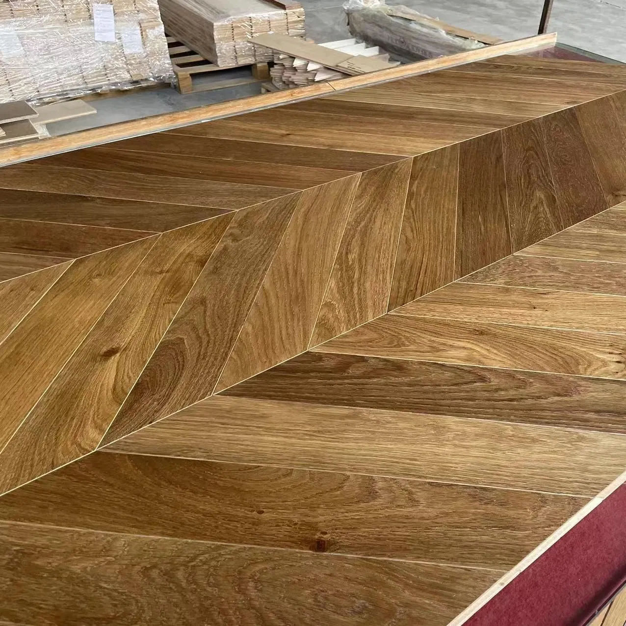 Инженерная паркетная доска из дуба, шеврон