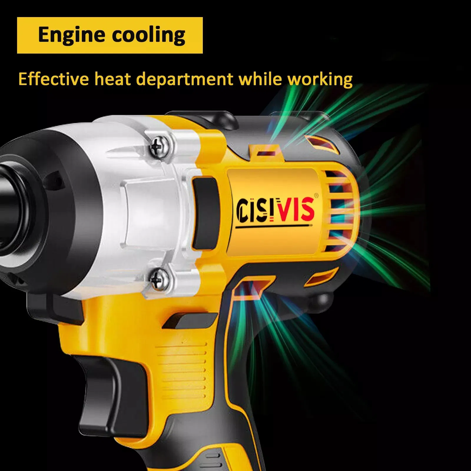 Cisivis Customized 21V 1/2 Power Impact Wrench OEM/ODM Electric Cordless Impact Wrench Power Wrench