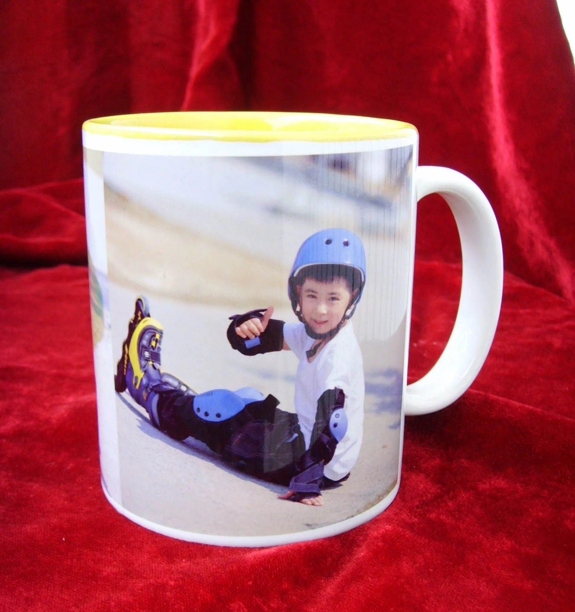 Керамическая кружка 330 мл для сублимации, белая