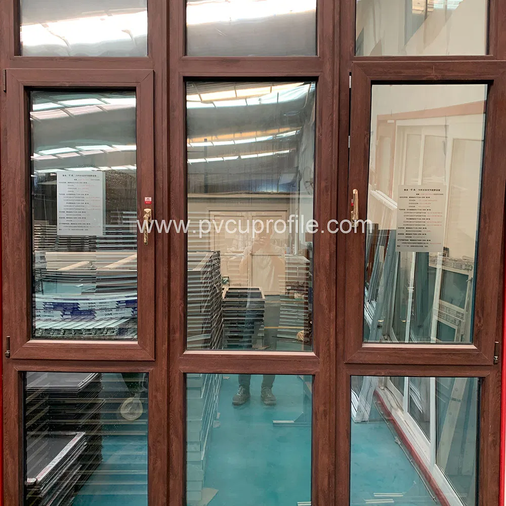 PVC Inswing Casement Window Double Glazed Windows