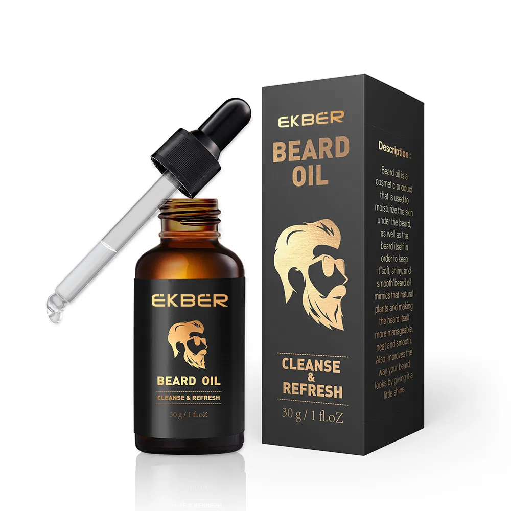 Beard Growth Serum and Balm Set for Men's Grooming