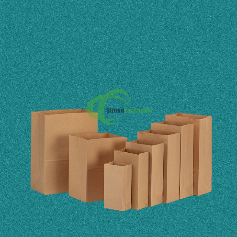 Chirstmas Gift Disposable Custom Printed Brown Kraft Tea Filter Paper Bag