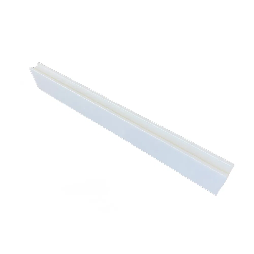 Custom White PVC Extruded Profile for Ceiling Track, Slim Design Easy Installation