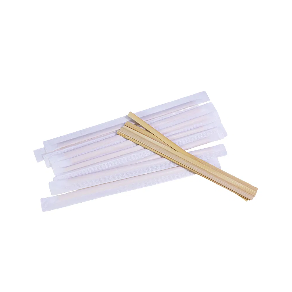 Individually Paper Wrapped Disposable Bamboo Coffees Stick Stirrers for Tea and Coffee