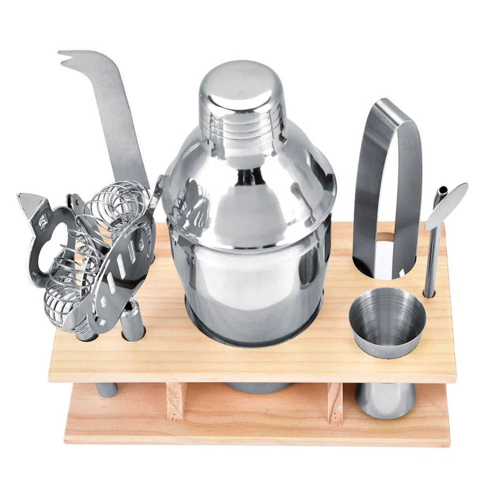 Barware Tools Stainless Steel Bartender Kit Bar Accessories Gold Cocktail Shaker Set for Churtons Bushmills Belmont Snow Queen Danzka