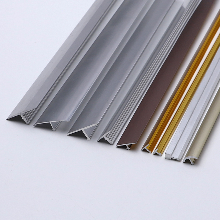 Factory Customized Ceramic Metal Different Shapes Aluminum Profile Wall Corner Edge Tile Trim