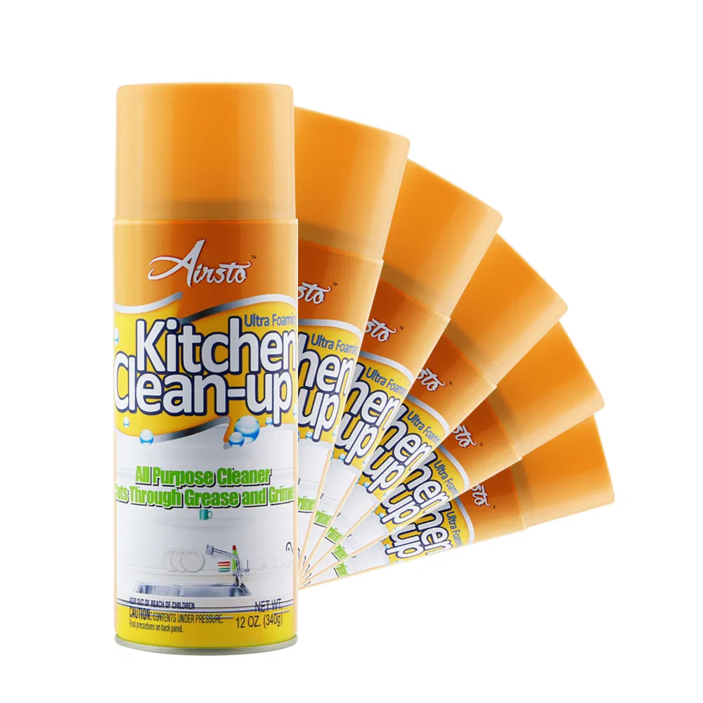 OEM Service Wholesale Household Bubble Grease Cleaning Stove Grill Kitchen Cleaner Aerosol