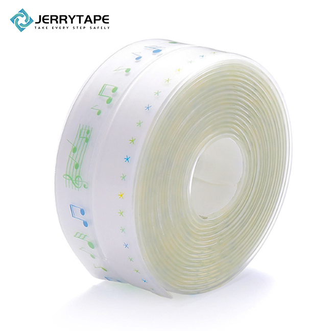 Jerrytape Transparent Printing Caulk Tape, Waterproof Self-Adhesive Sealing Strip, China Supplier