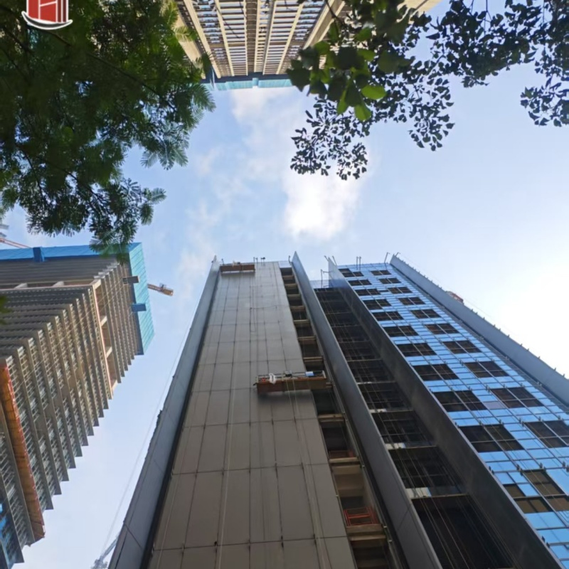 Panoramic High Light Aluminum Alloy Aluminum Plate Stone Glass Curtain Wall System