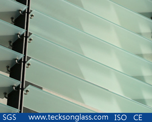 3-12mm Clear Deep Acid Etched / Frosted Cabinet Glass Without Fingerprint