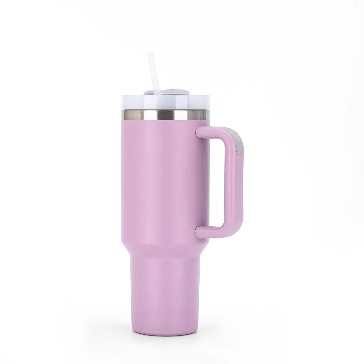 Термокружка 40 унций с логотипом, вакуумная, с трубочкой