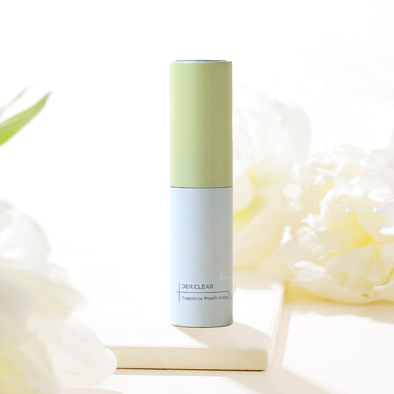 for Kinpack Portable Oral Mist Spray 10ml 15ml Refillable Pump Sprayer Travel Size Oral Perfume with Aluminum Artwork