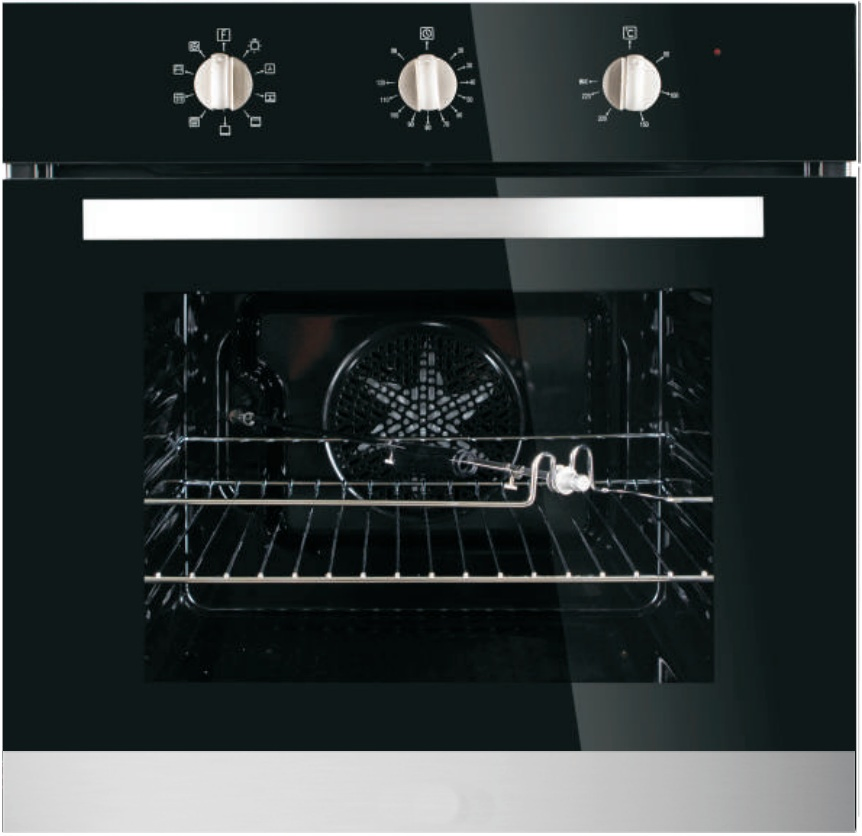 71L Kitchen Appliance Electric Wall Oven Built in Electric Oven with Rotisserie