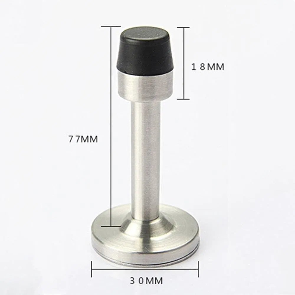 Mdmp-008A Die-Cast Zinc Door Stop, Satin Nickel Finish