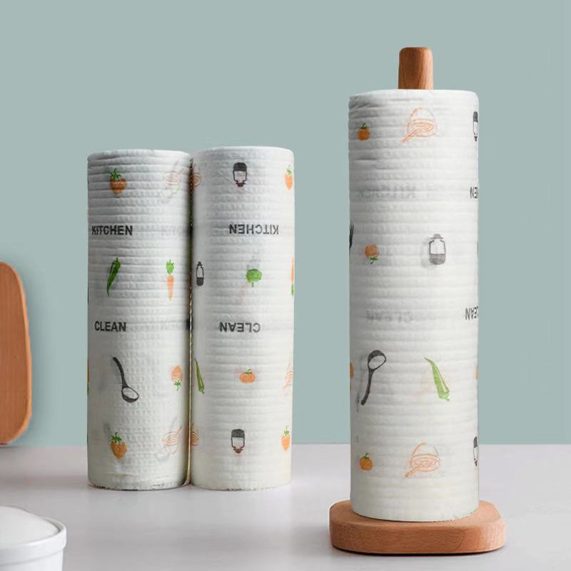 50PCS Environmental Disposable Non-Woven Rag for Dish Cleaning