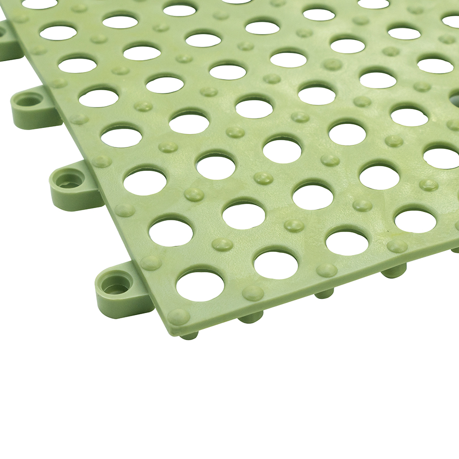 Durable PVC Round Interlocking Floor Mats for Pets