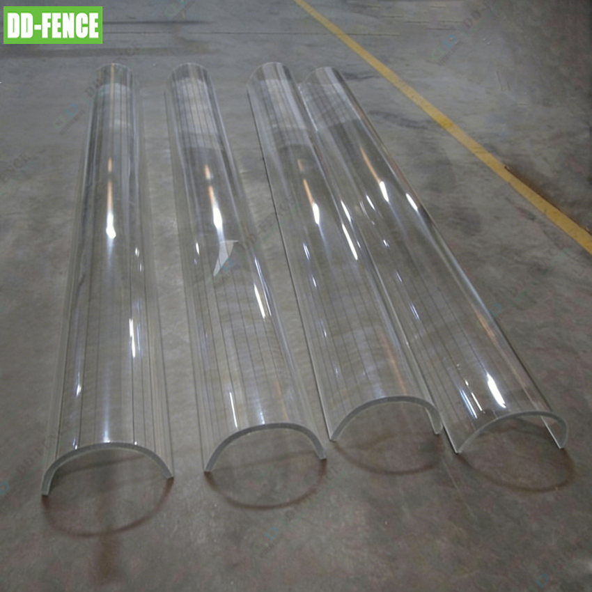 Custom Acrylic Wind Screen Panels High Transparency Acrylic Wind Barrier