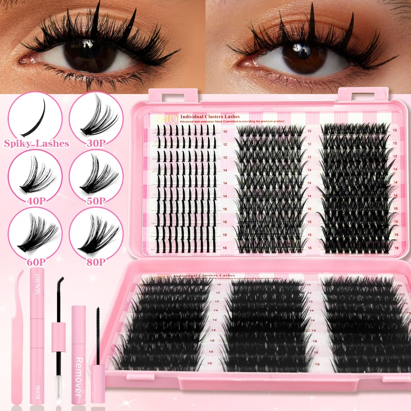 DIY Cluster Pointed-Tip Fairy Style European and American Style Amazon Eyelash Book