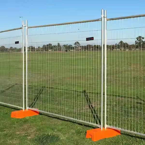 Galvanized Welded Metal Portable Temporary Fence for Construction Cheap Metal Mobile Event Construction Fence Australia Standard Building Removable Temporary Fe