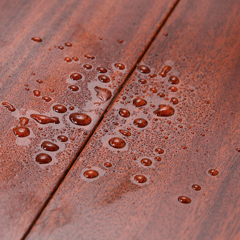 Indoor 18mm Thickness Red Traditional Hardwood Floor 610mm Length Smooth Modern Living Room Solid Wood Flooring