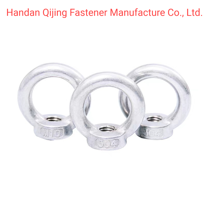 Глаз-болт DIN580 с гайкой, сталь 304, M5-M14