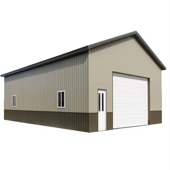 Customized Steel Structure Car Garage Hangar Factory Warehouse Workshop