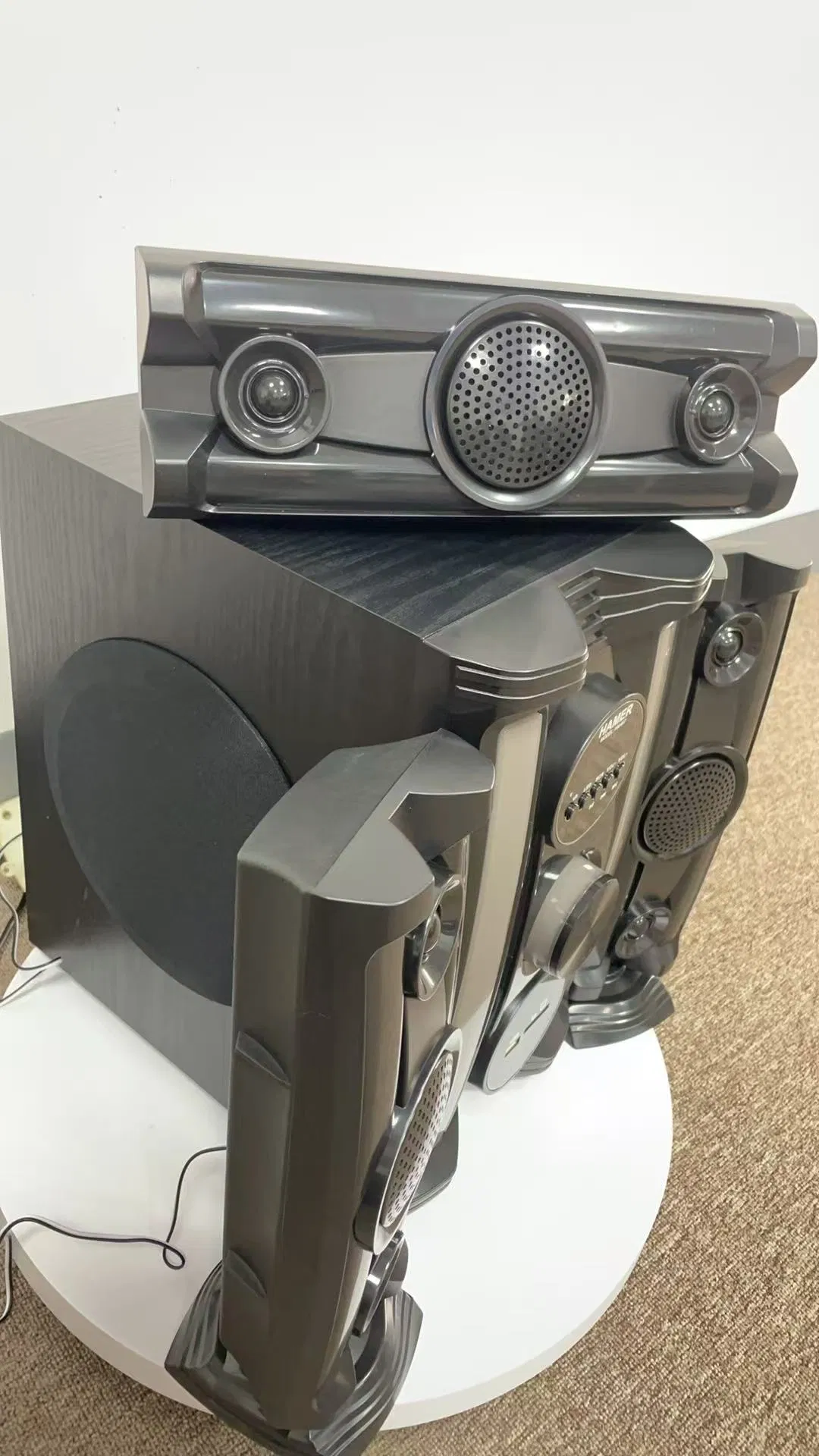 OEM Wired 3.1 Home Theatre Surround Sound Speaker with Bluetooth LED Display