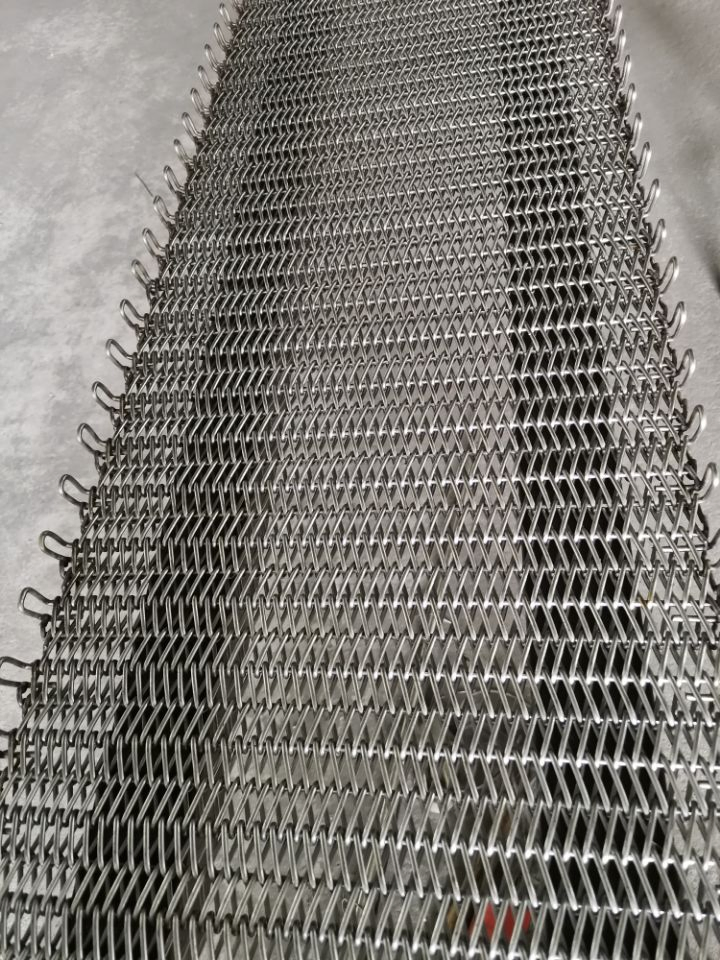 Furnace Conveyor Mesh Belt for Heat Treatment Industry, High Temperature
