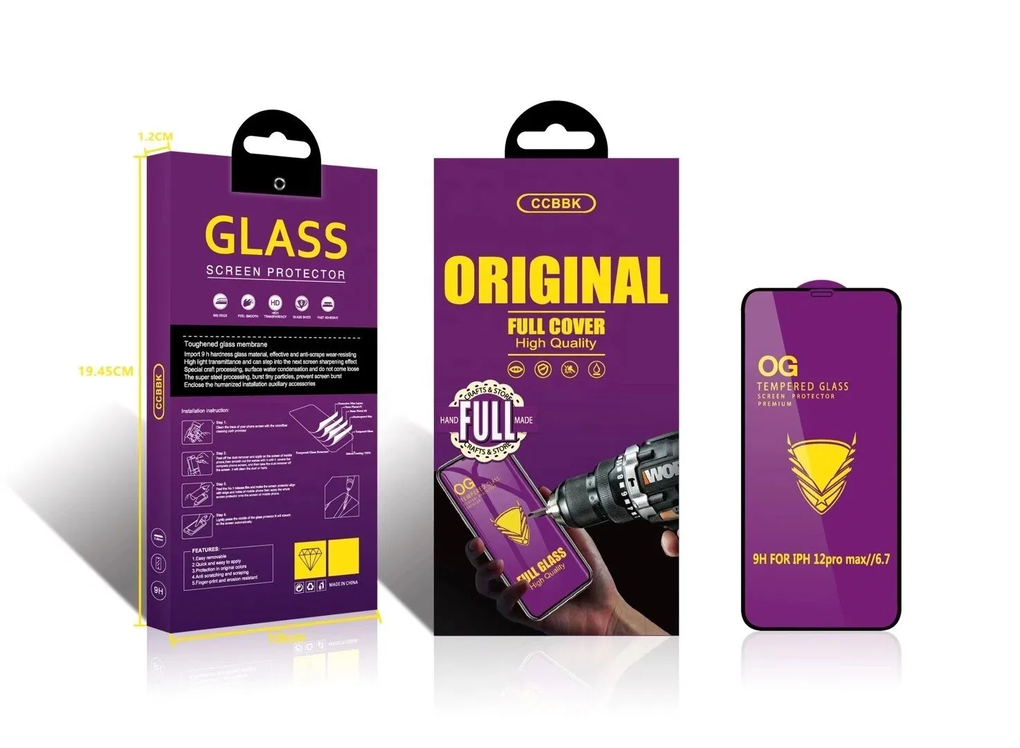 3D Full Curved Screen Protector Distributor of Samsung/iPhone/Huawei/Xiaomi/Vivo/Oppo Tempered Glass of Factory Wholesale Mobile Phone Accessories