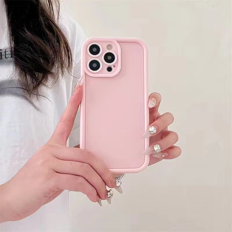 Чехол-бампер из жидкого силикона для iPhone 11-15 Pro Max