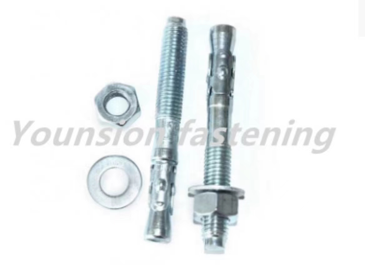 Стальной клиновой анкер с цинковым покрытием