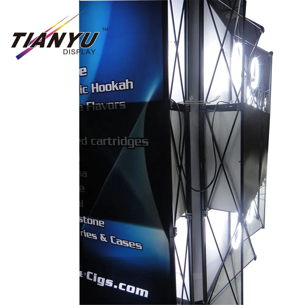 Premium LED Light Box Pop-up Display Stand for Events