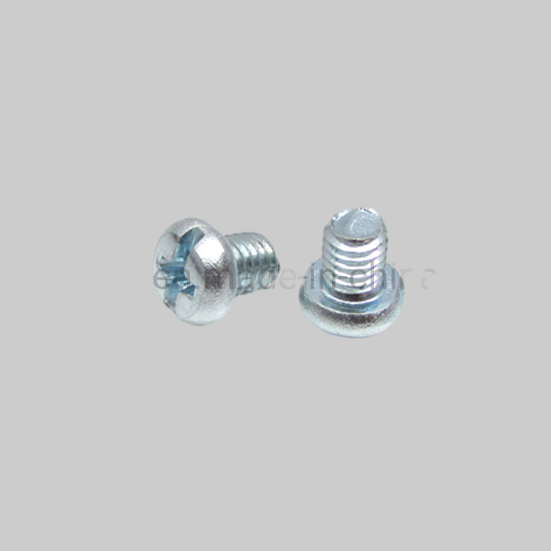 Custom Metal Pan Phillips Head Full Thread Nickel Plating Screw