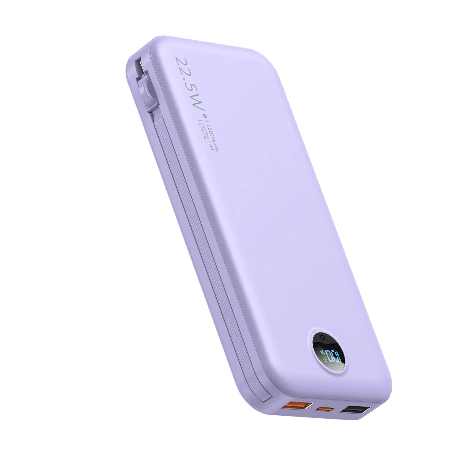 Портативный Power Bank 22.5W с розеткой и дисплеем