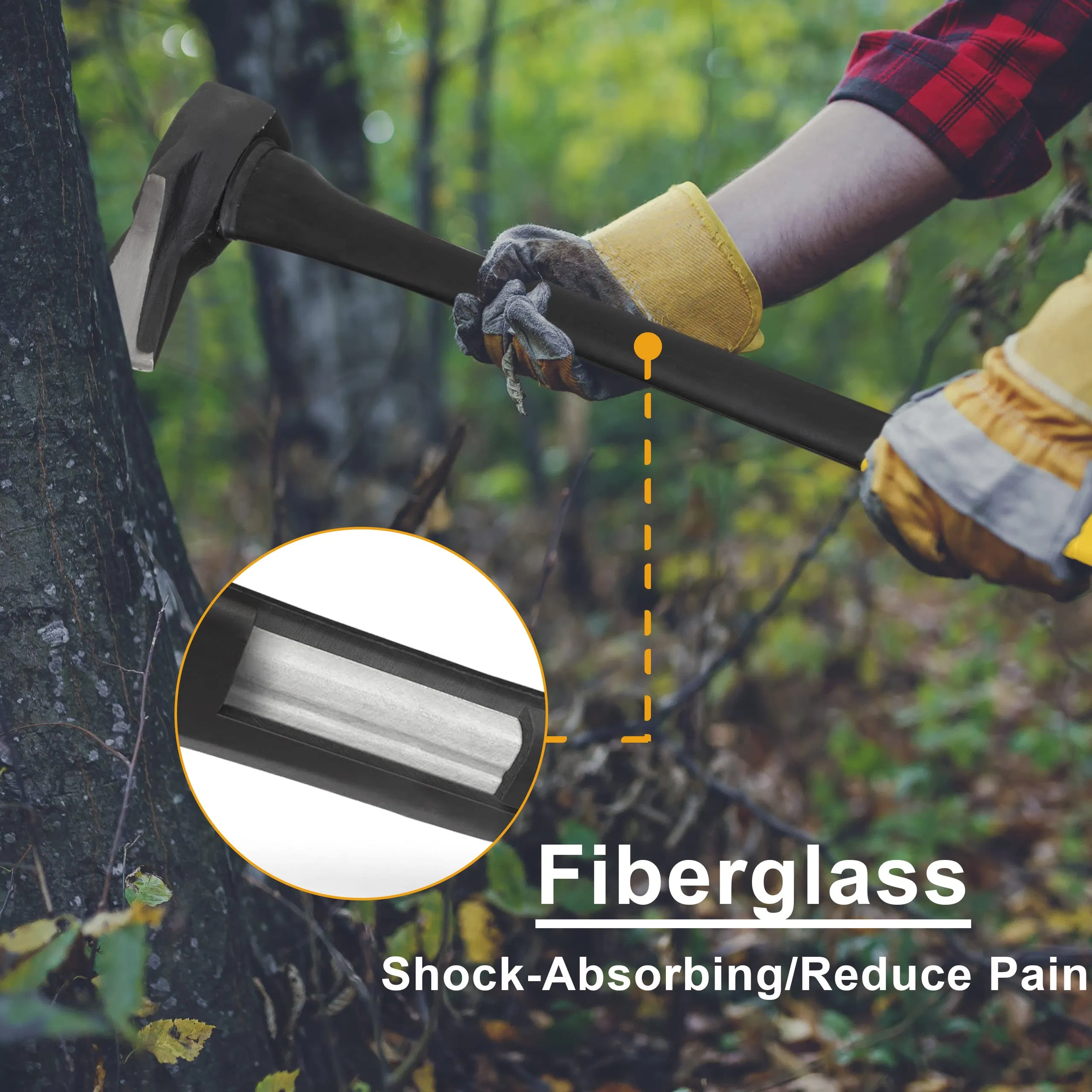 Wood Splitting Axe and Hatchet Set Camping Hatchet Chopping Axe