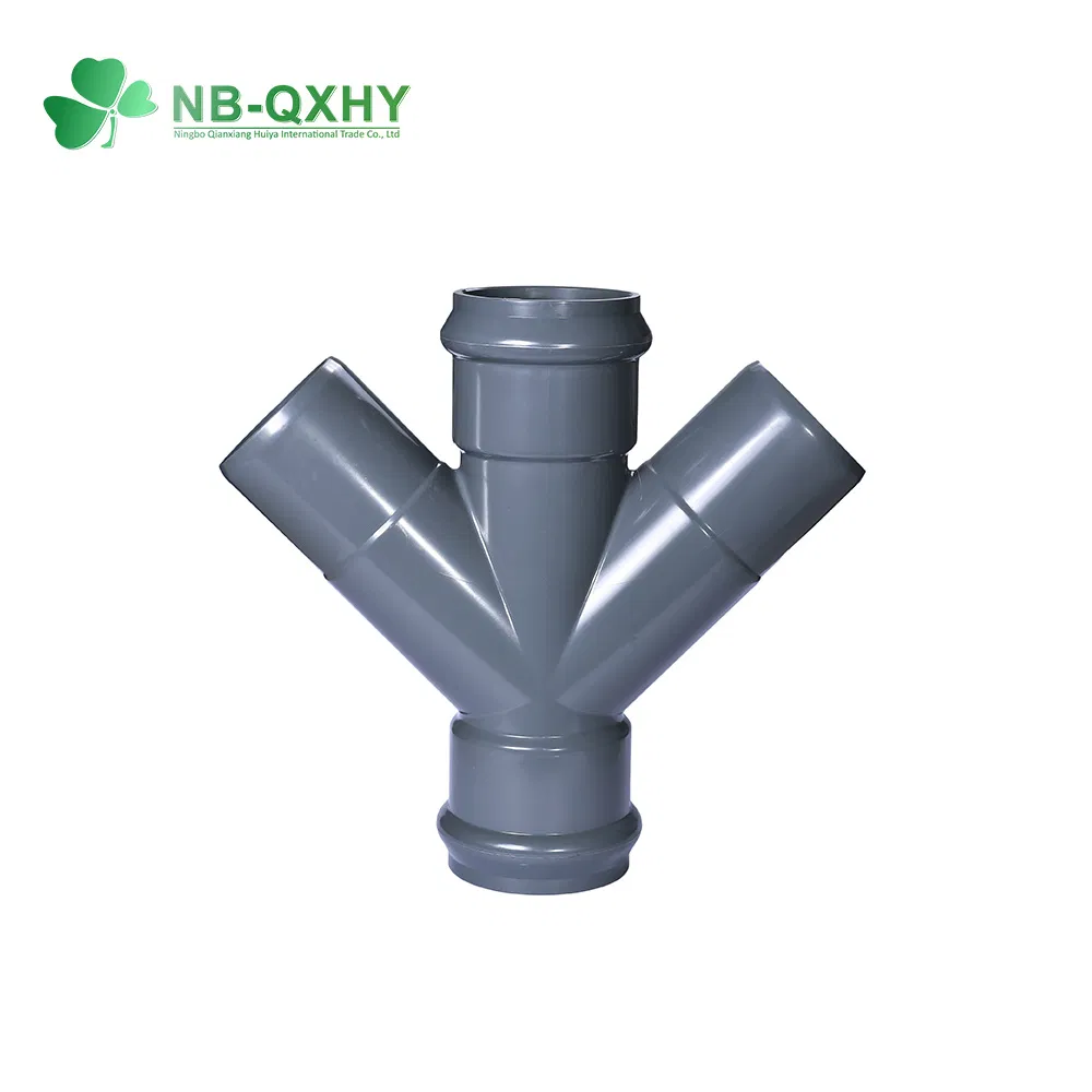 Superior DIN Pn16/10 PVC Reducer Equal Elbow Y Industry DN15/20/25 UPVC Cross
