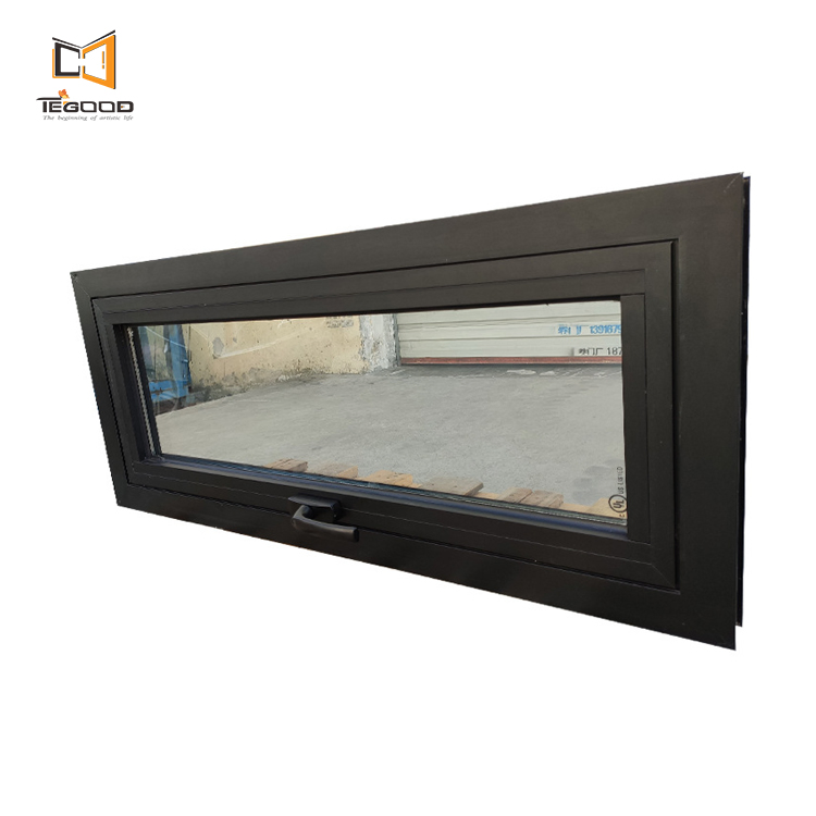 Customized Double Glazing UPVC/PVC Windows Cheap Awning Impact Glass Window