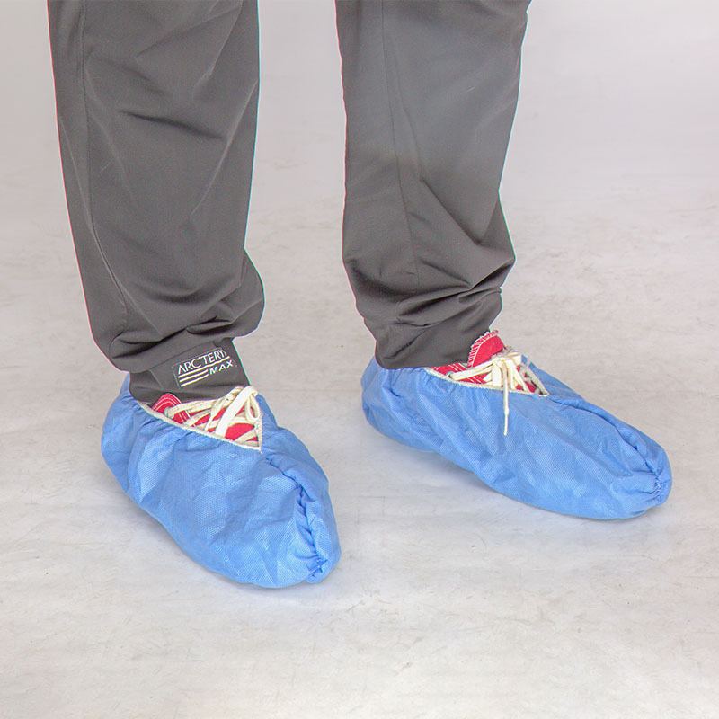 Chemical Splash-Proof SMS/PE Boot Guards for Laboratories Shoe Cover