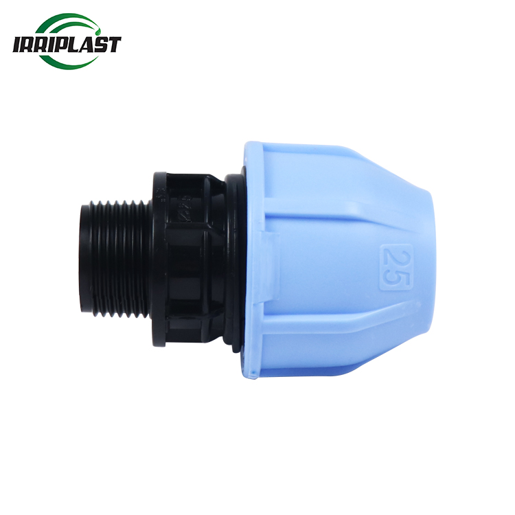 Pn16 HDPE PP Compression Fittings Male Adaptor Coupling