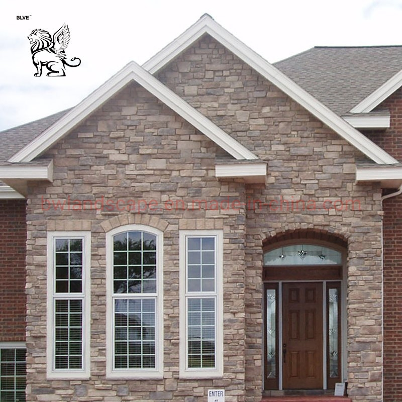 Blve House Rust Exterior Wall Stone Veneer Outdoor Natural Culture Stone Slab Cladding