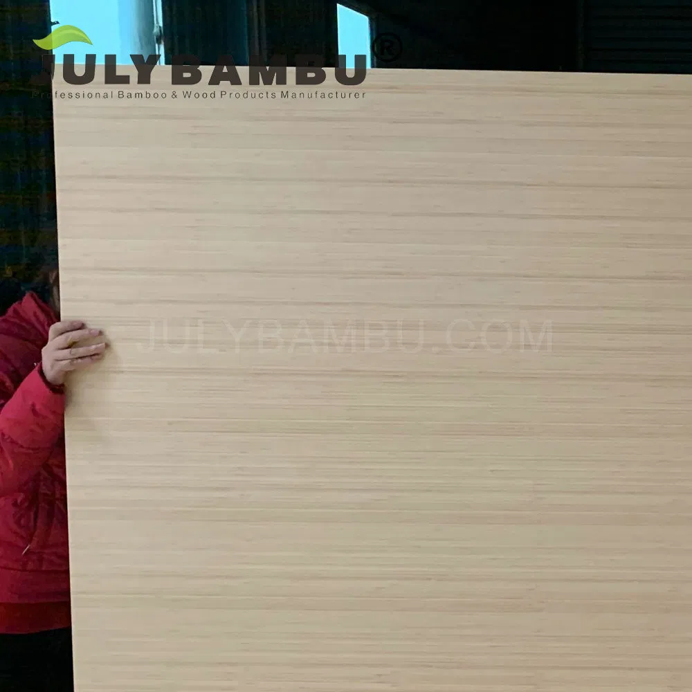 Natural Vertical 3 Ply 19mm Bamboo Plywood Sheets 1/4 for Cutting Board