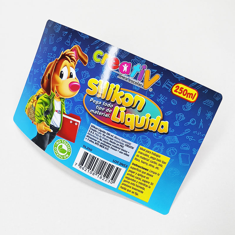 PVC Pet PE Synthetic Paper Material Sticker Printing Eye-Catching Customized Self-Adhesive Label
