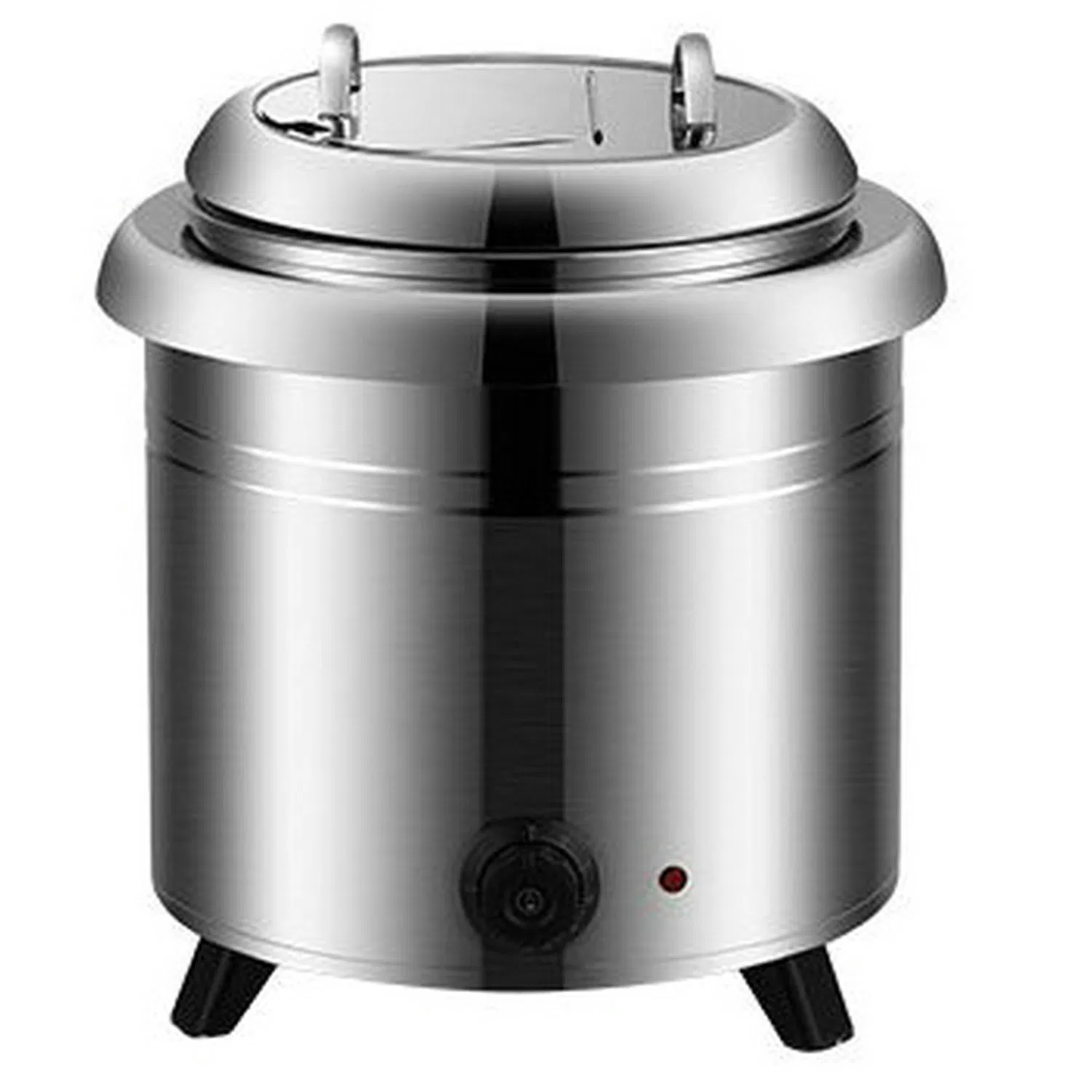 Stainless Steel 13L Capacity Thermal Insulation Soup Kettle Drum Shape