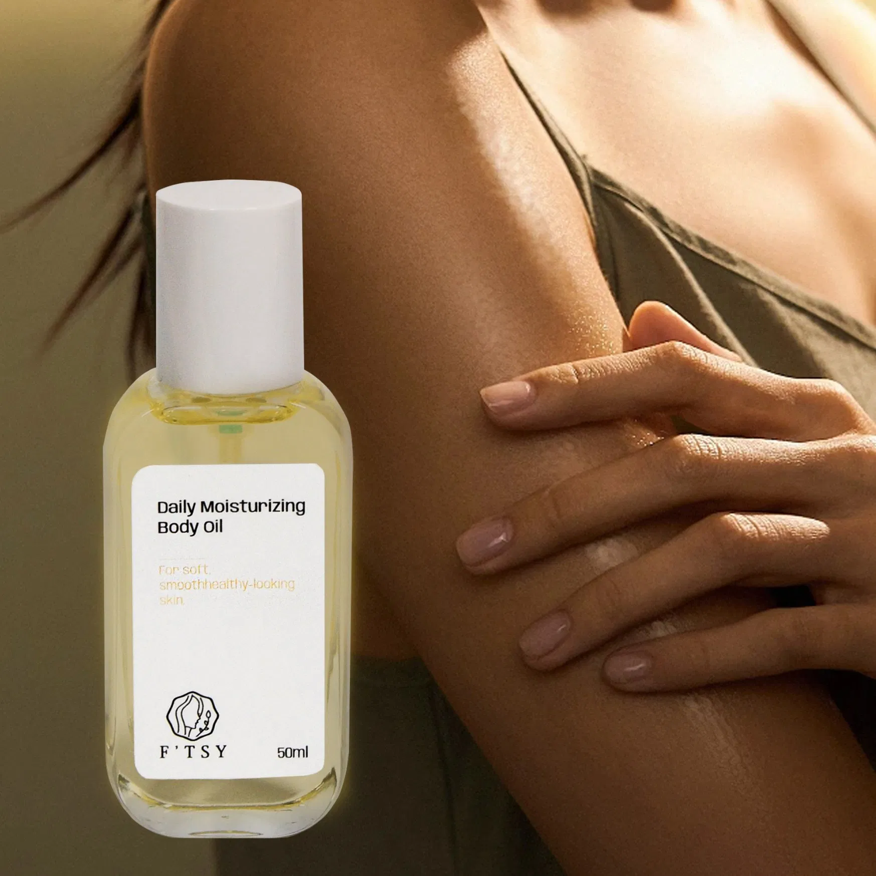 Customized Logo Body Oil Dry Skin Moisturizer Healthy Glow Hydrating Body Massage Oil