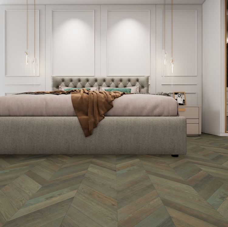 Antique Oak Engineered Hardwood Flooring Solid Wood Thin Wide Plank Indoor Application Smooth Brushed Technics Wood Parquet