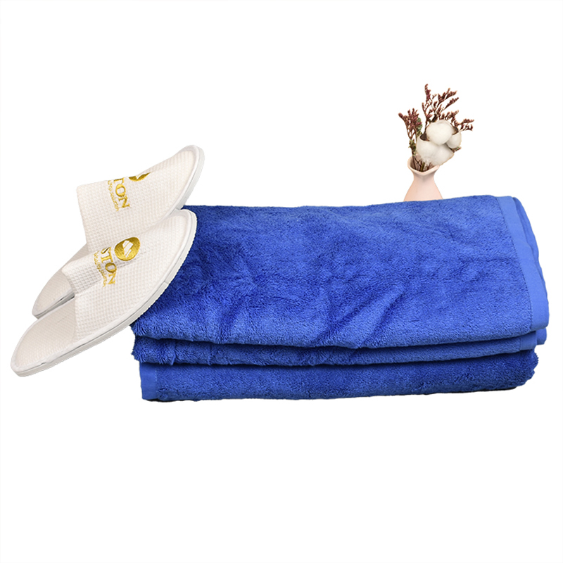 Wholesale White 100% Cotton 16s/21s/32s Thread Hotel Towel